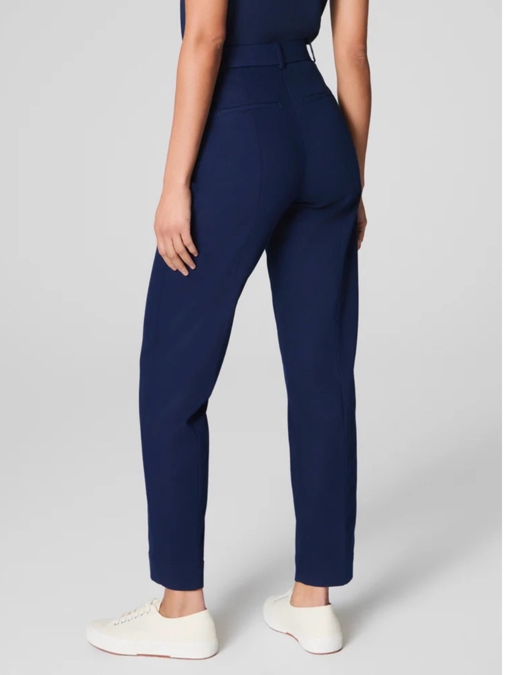 Spanx High-Rise Navy Tapered Women's Pants